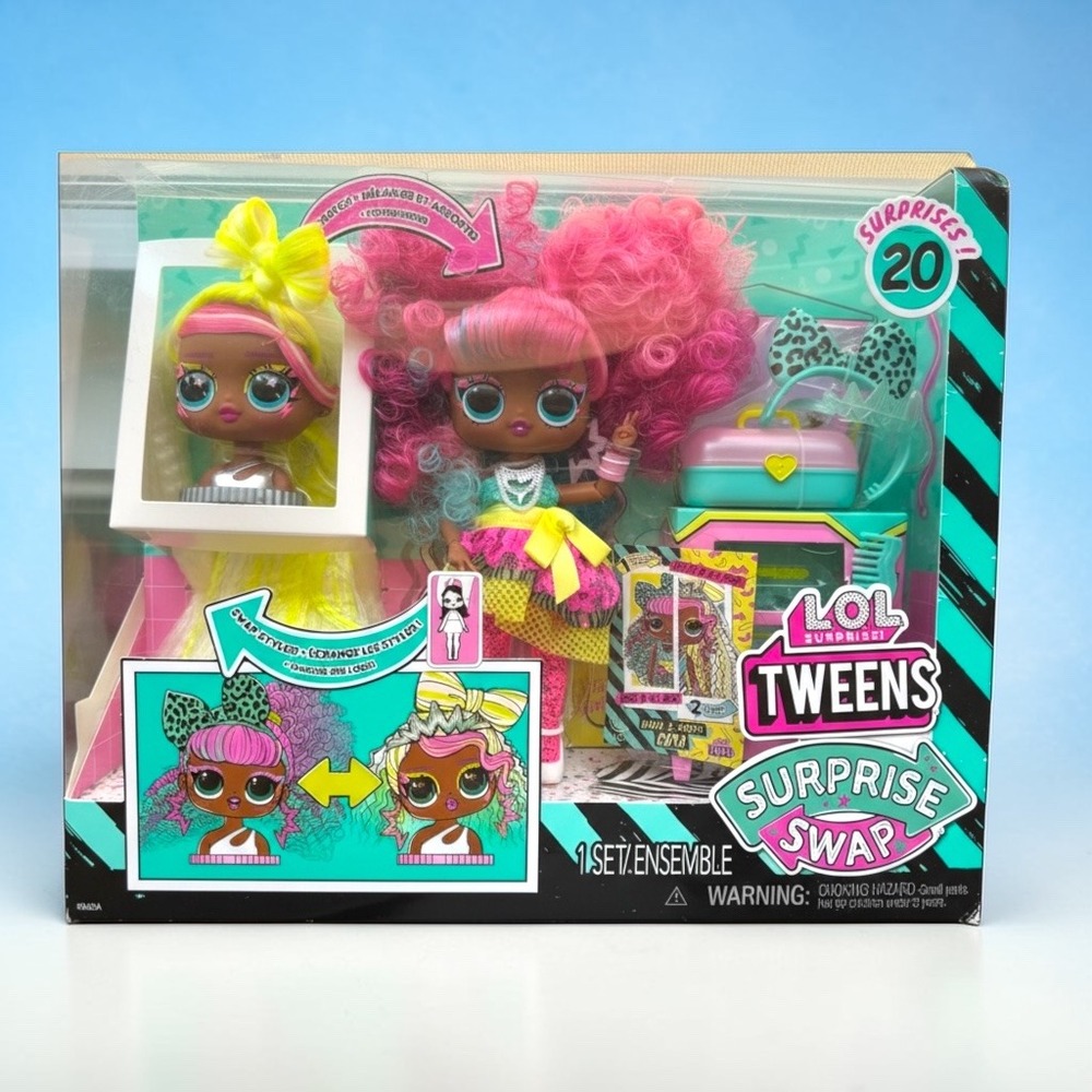 LOL SURPRISE OMG TWEENS SURPRISE SWAP CORA FASHION DOLL 20 Surprises  NEW